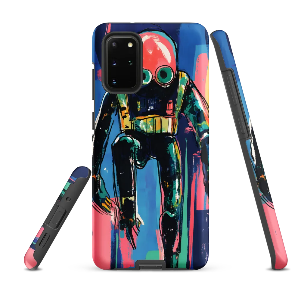 Diver in Vibrant Motion