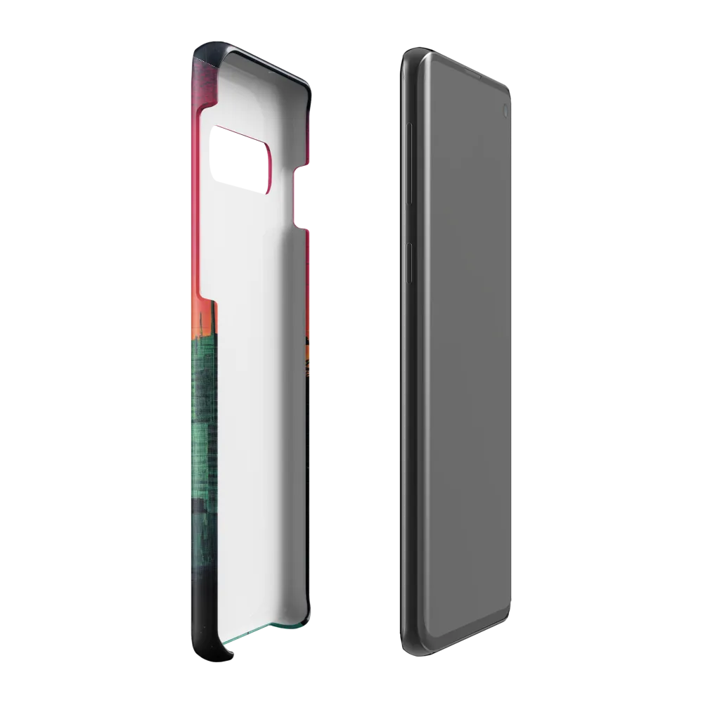 Solitude in a Neon City | Phone Case |  S10 Plus | Snap Case | Glossy