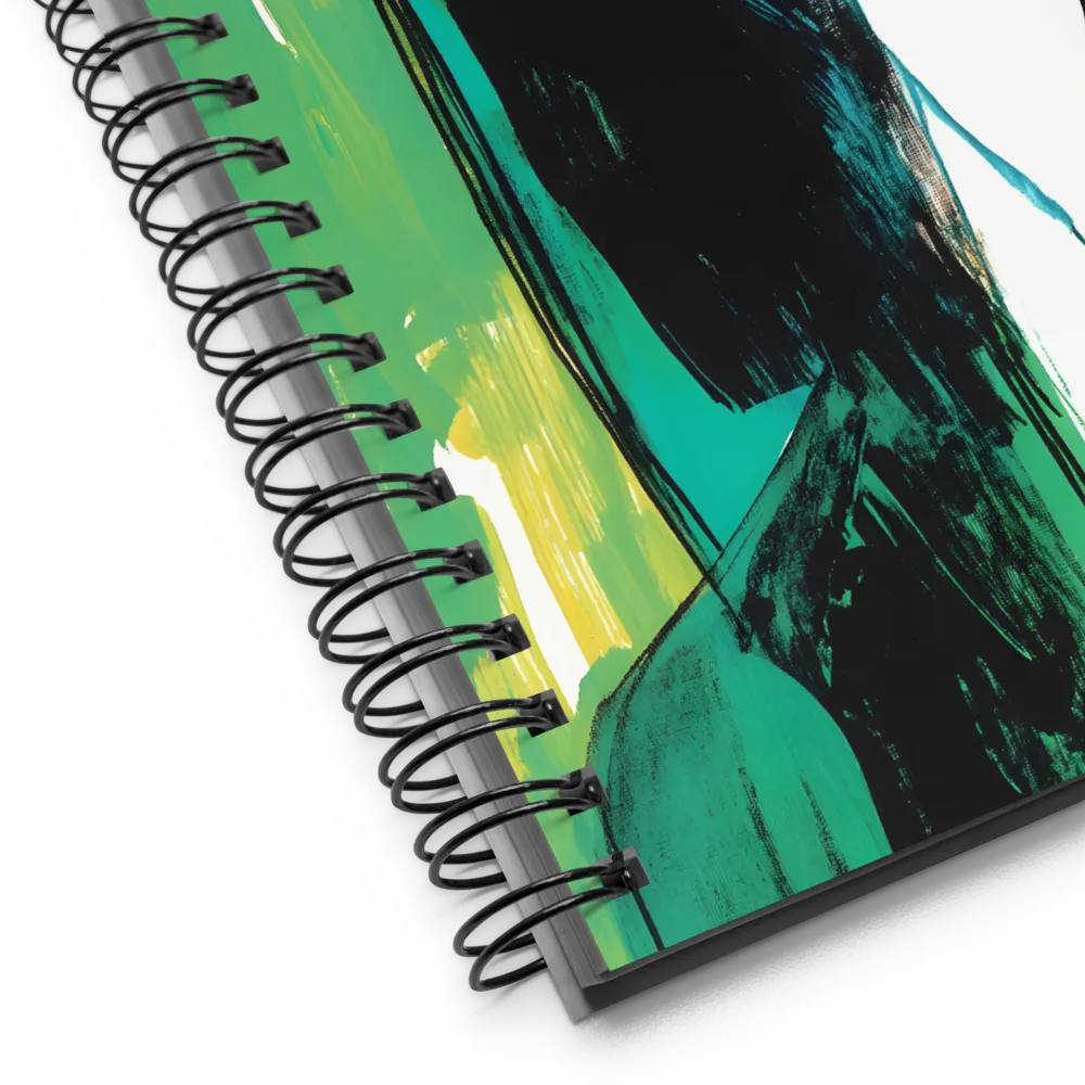 The Enigmatic Gaze | Spiral Notebook