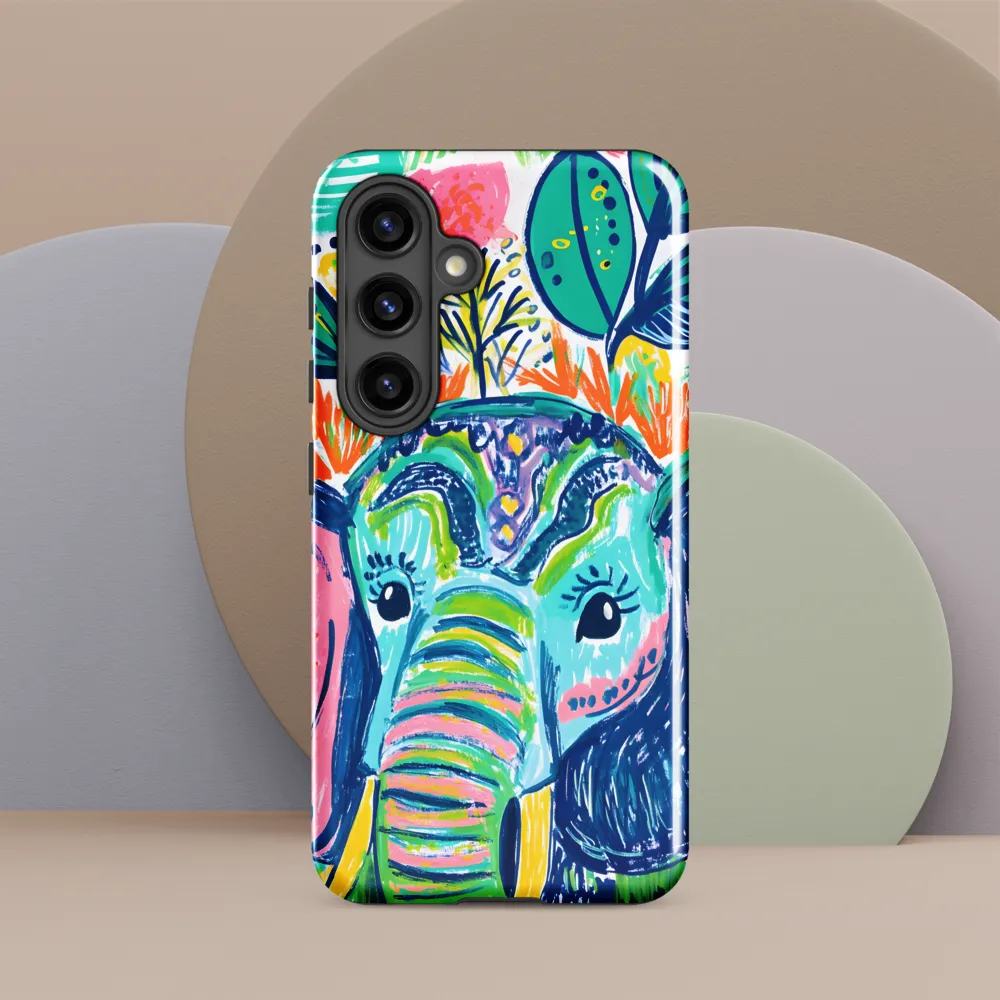 Whimsical Elephant Portrait
