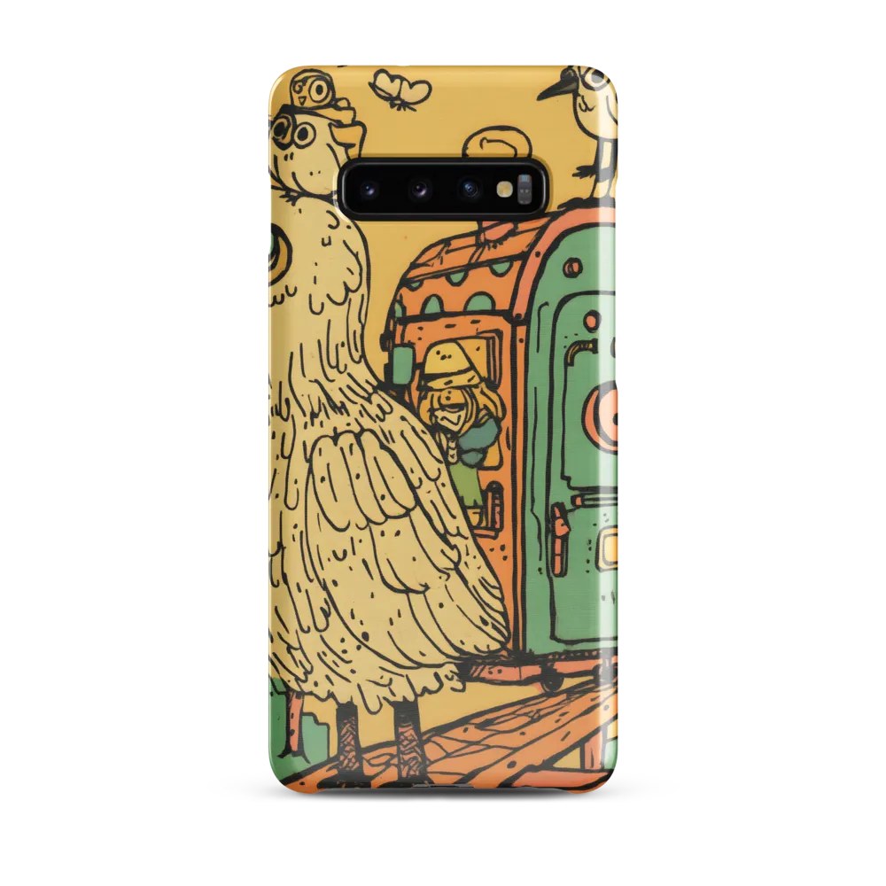 Whimsical Avian Adventure | Phone Case |  S10 Plus | Snap Case | Glossy