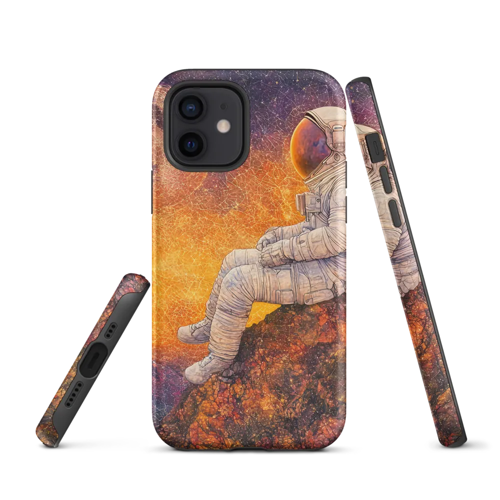 Cosmic Contemplation | Phone Case |  12 | Tough Case | Matte