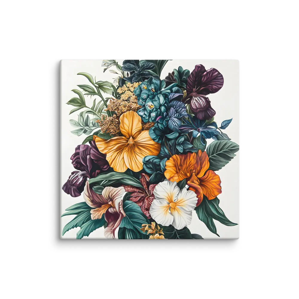 Floral Symphony | Canvas | 24″×24″