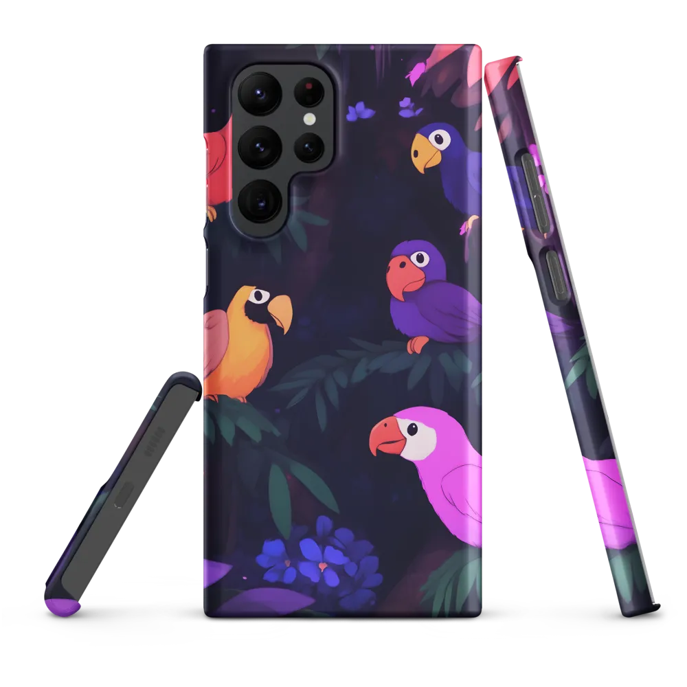 Tropical Parrot Playground | Phone Case |  S22 Ultra | Snap Case | Matte