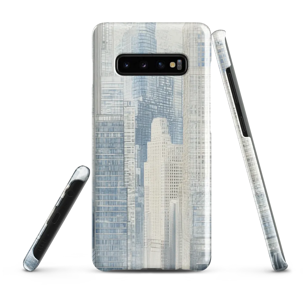 Urban Serenity: A Modern Cityscape | Phone Case |  S10 Plus | Snap Case | Glossy