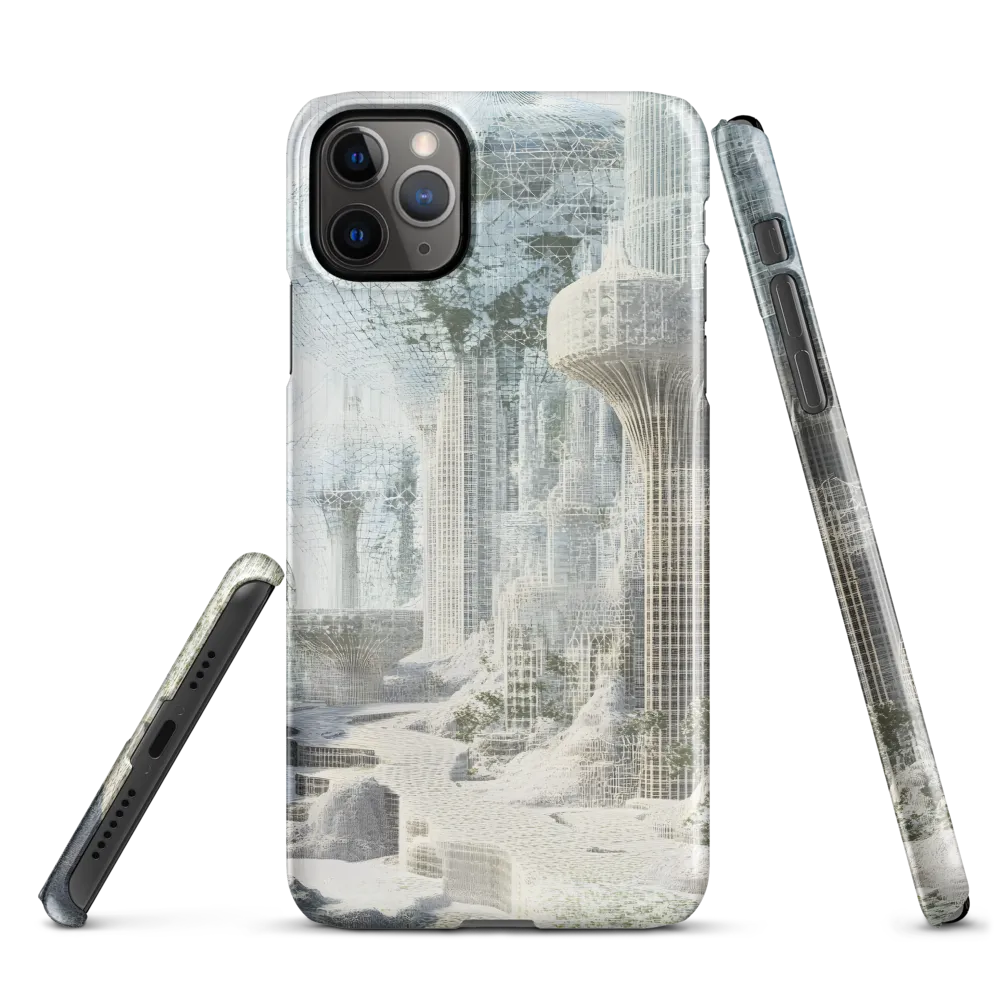 Ethereal Architectures: A Journey into the Future | Phone Case |  11 Pro Max | Snap Case | Glossy