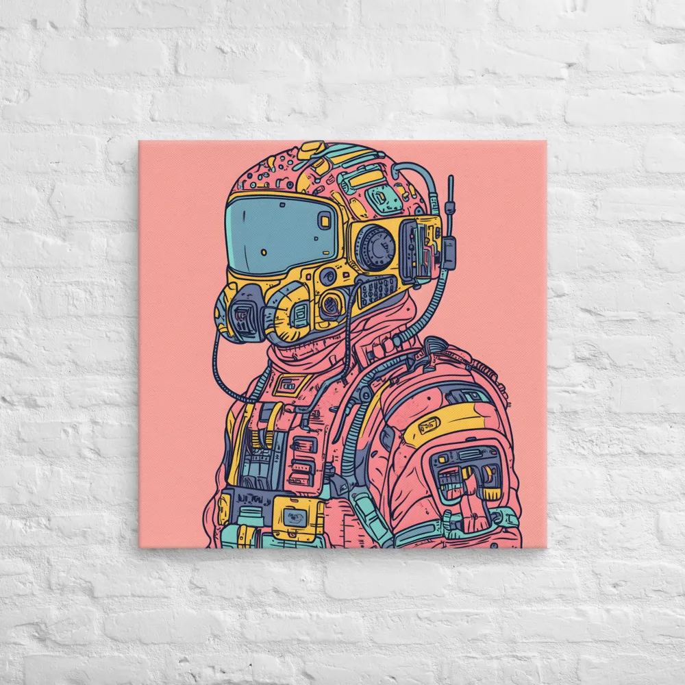 Exploration Beyond: A Digital Astronaut | Canvas | 28″×28″