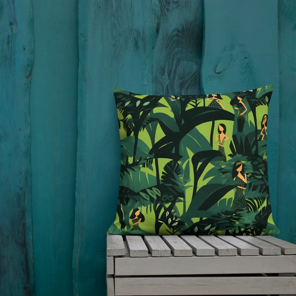 Harmony in Green | Pillow | 22″×22″