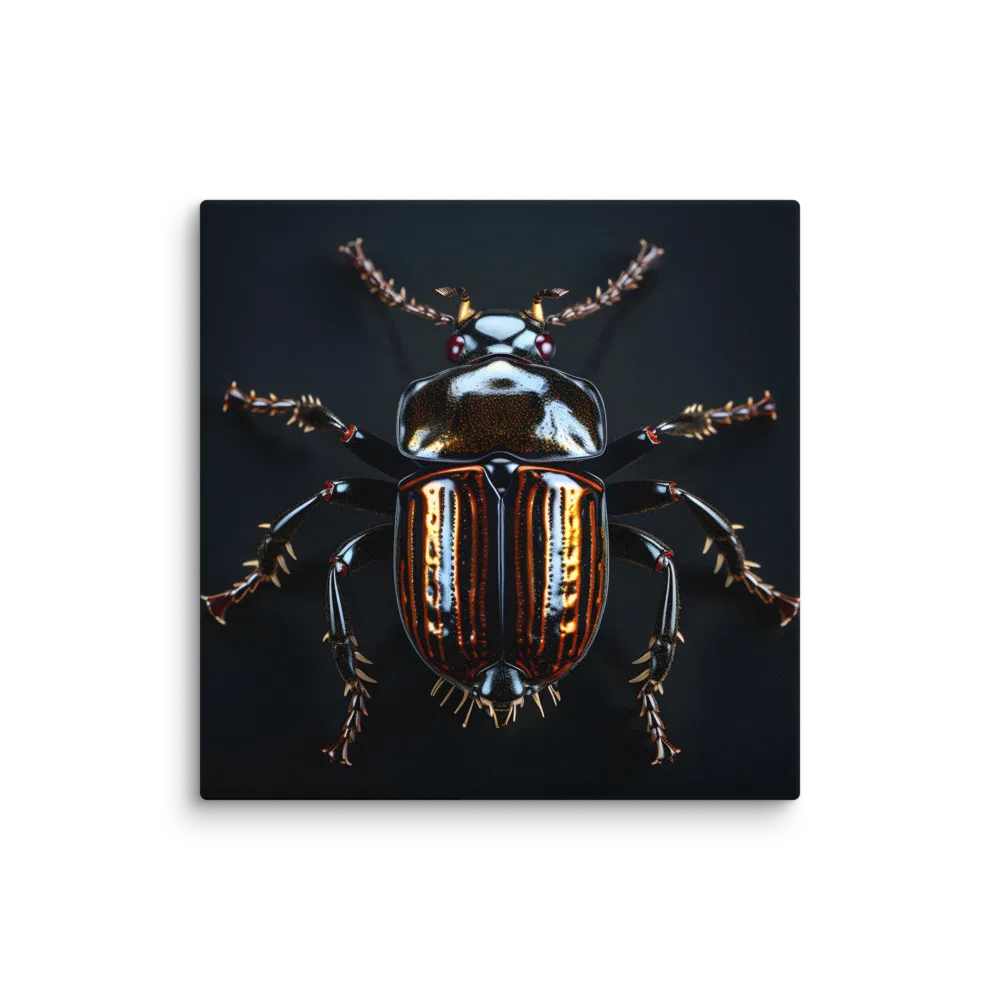 Luminous Insect Majesty | Canvas | 28″×28″