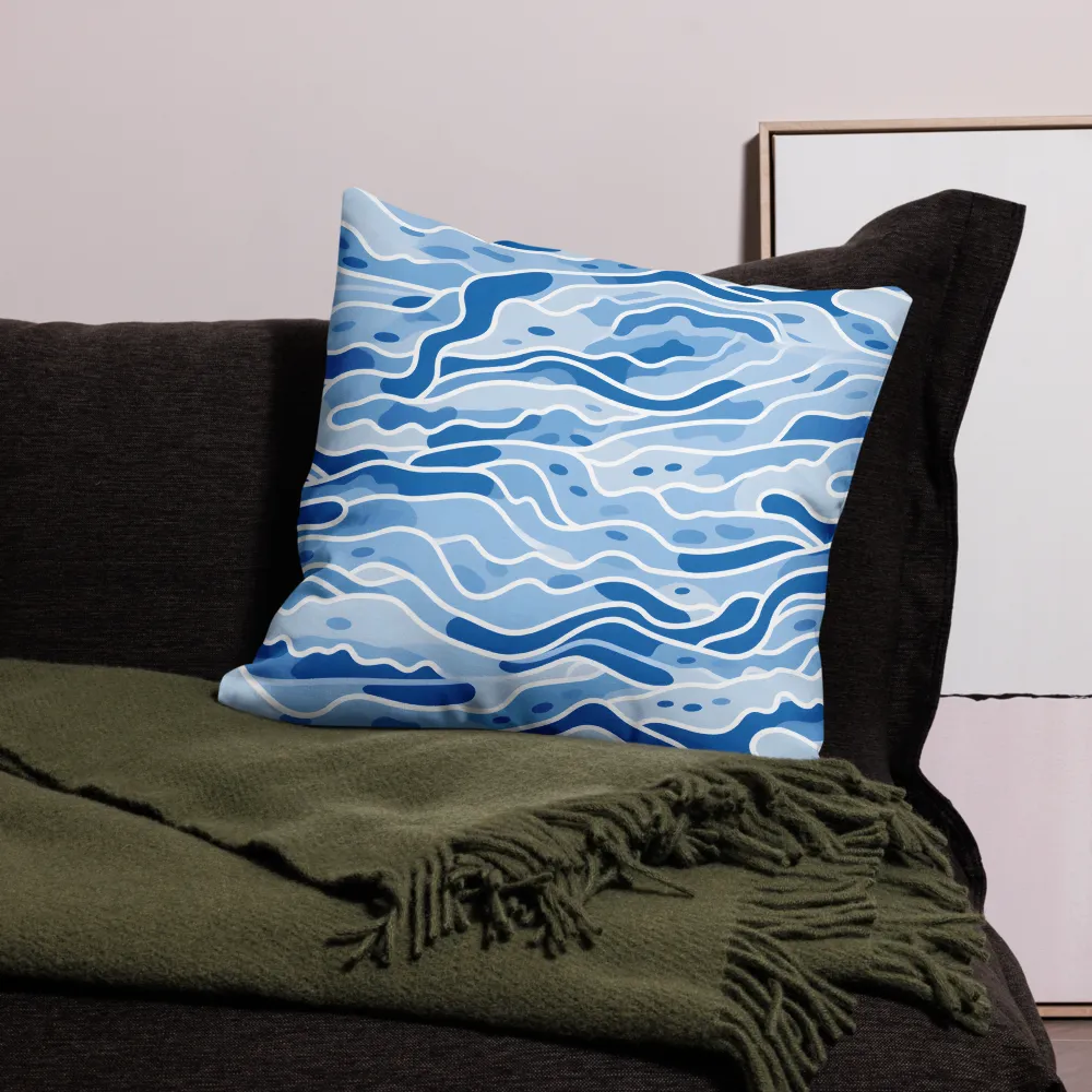 Fluid Harmony | Pillow | 22″×22″