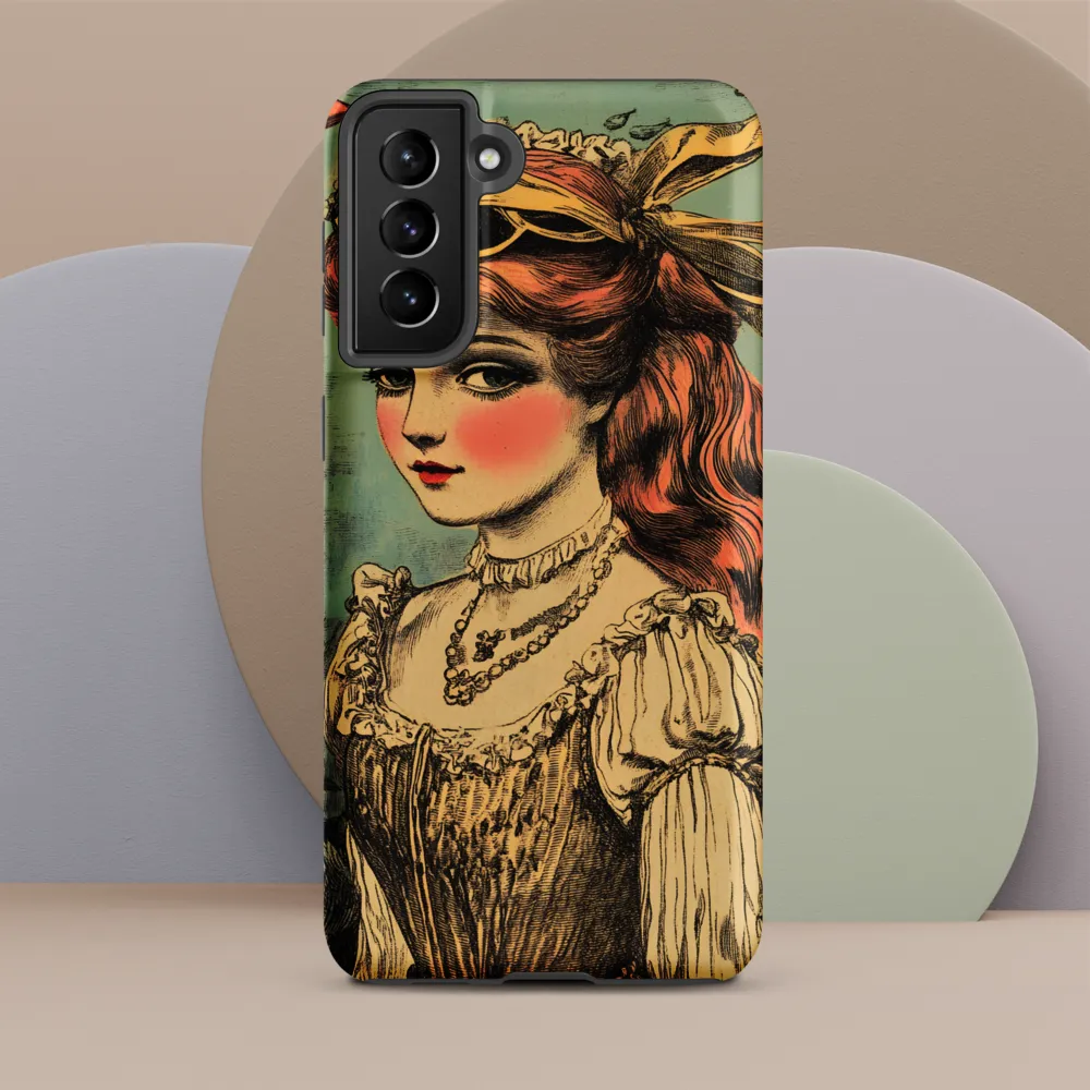 Elegance Beneath the Waves | Phone Case |  S21 Plus | Tough Case | Matte
