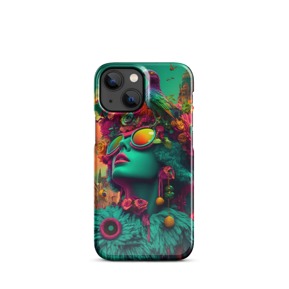 Whimsical Flora | Phone Case |  13 Mini | Snap Case | Glossy