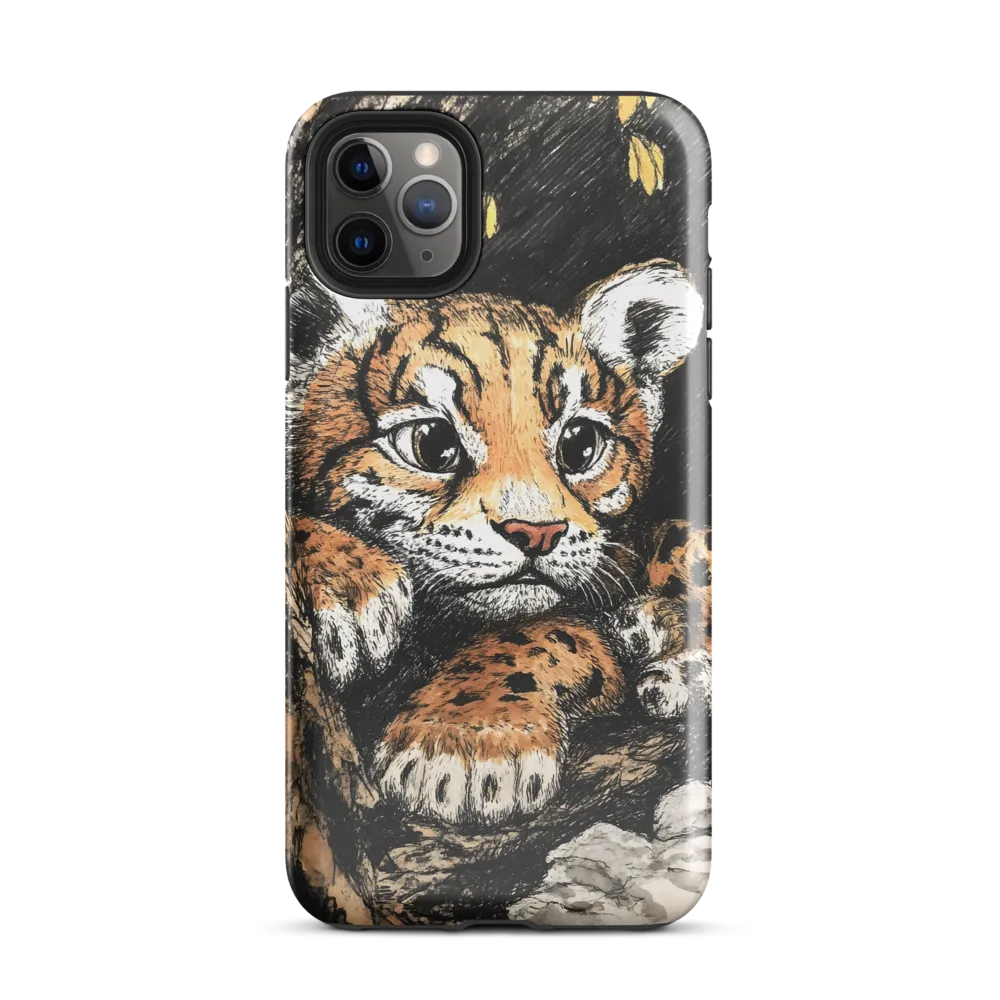 Curious Cub in the Canopy | Phone Case |  11 Pro Max | Tough Case | Glossy