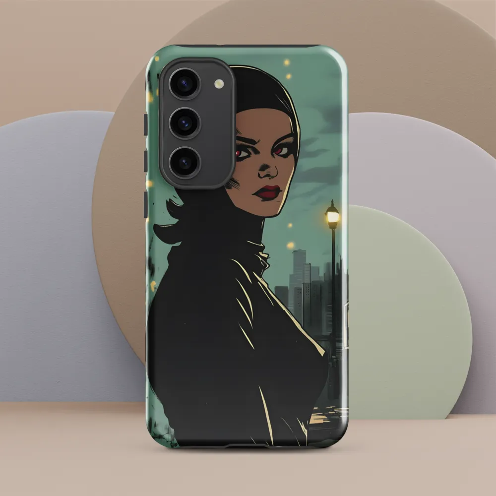Shadows of Intrigue | Phone Case |  S23 Plus | Tough Case | Glossy