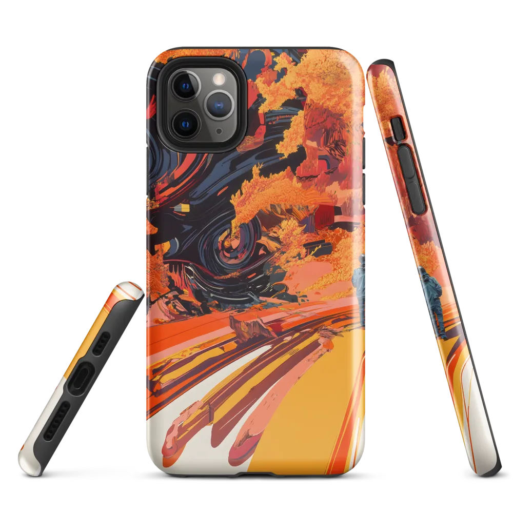 Journey Through a Surreal Landscape | Phone Case |  11 Pro Max | Tough Case | Glossy