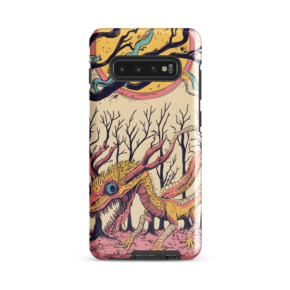 The Enigmatic Dragon of the Desolate Forest | Phone Case |  S10 Plus | Tough Case | Glossy