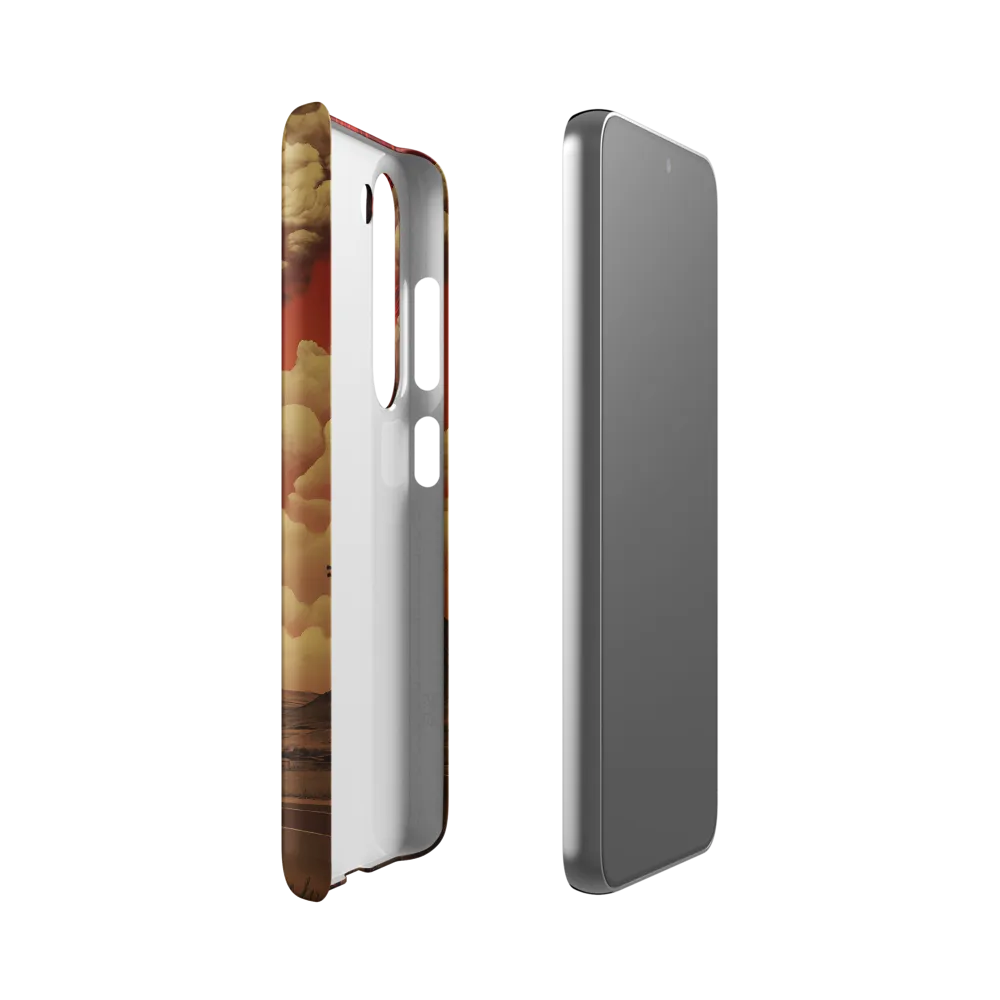 Defiant Spirit in a Surreal Landscape | Phone Case |  S23 | Snap Case | Matte