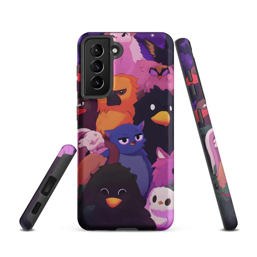 Whimsical Avian Gathering