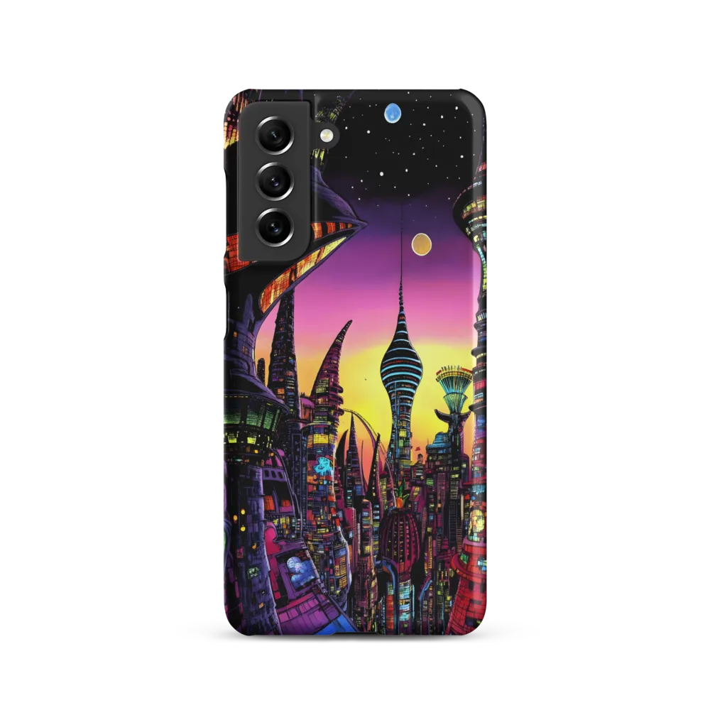 Futuristic Cityscape at Dusk