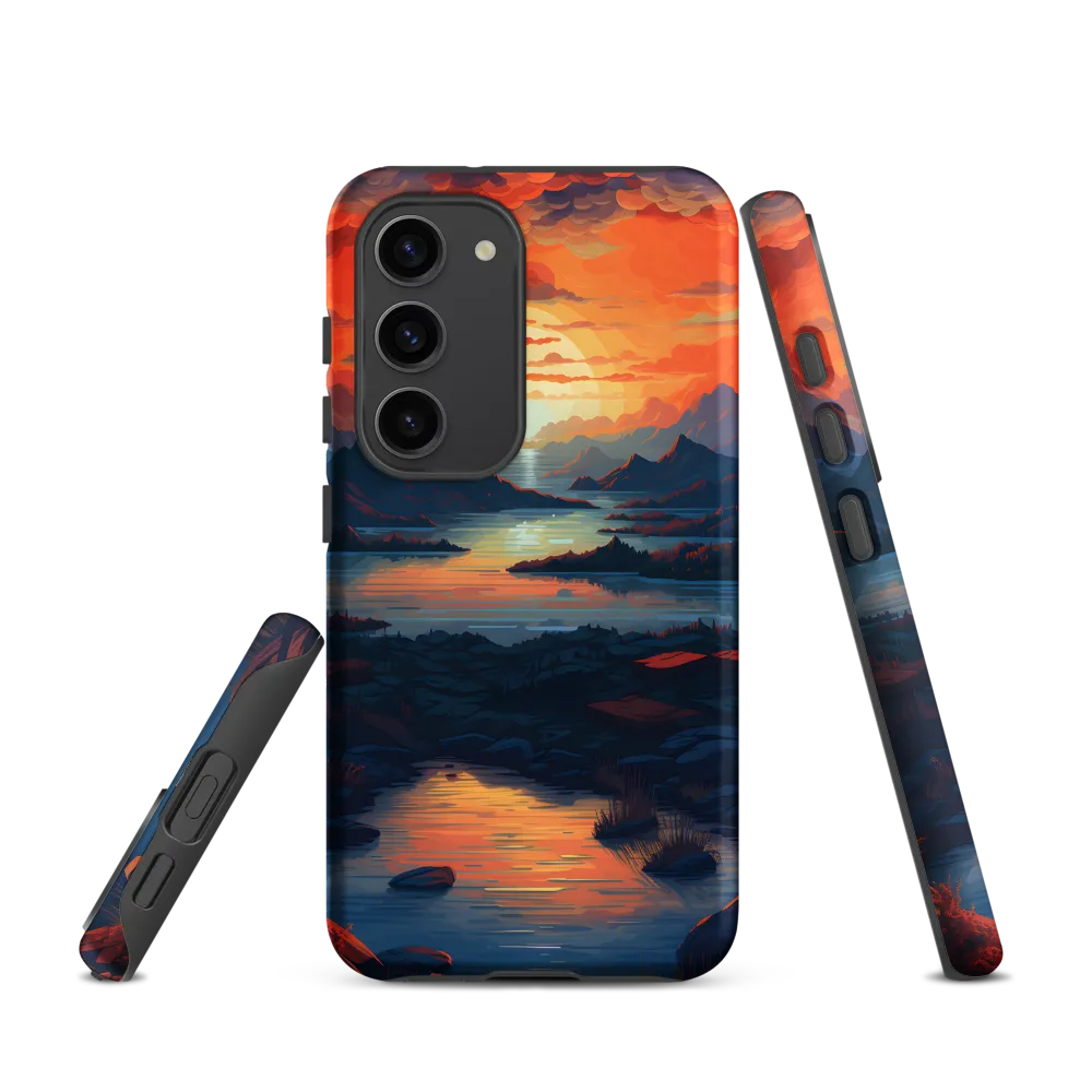 Ethereal Evening: A Digital Dusk