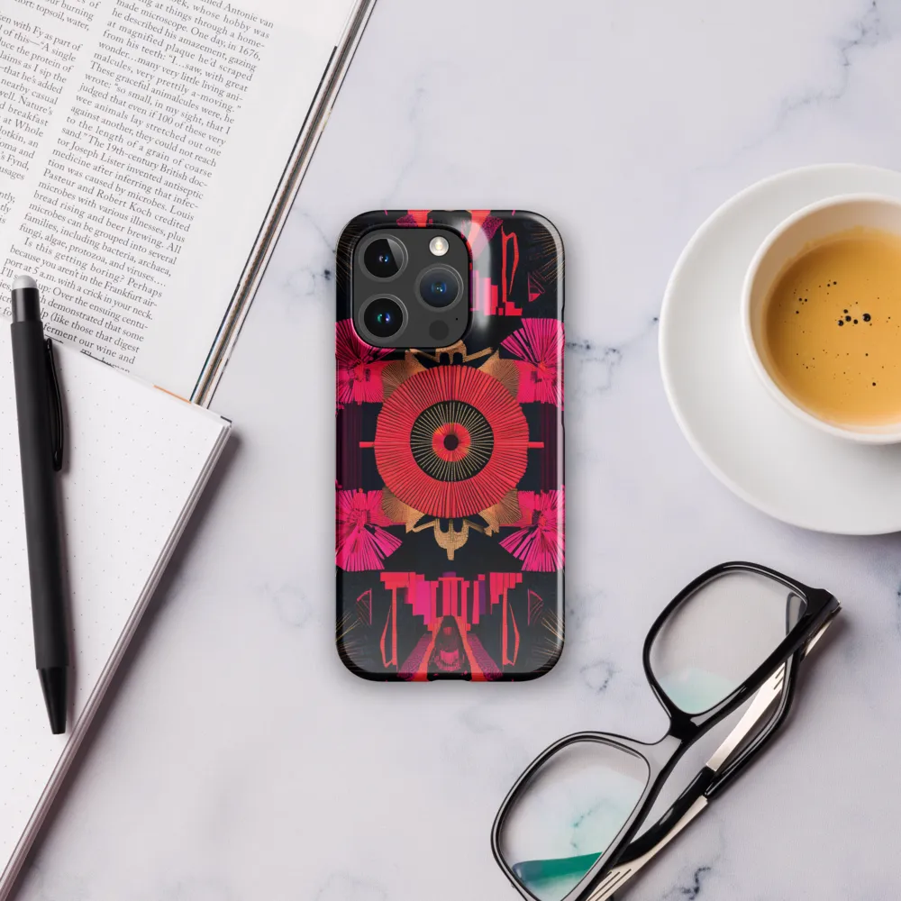 Dynamic Geometric Symphony | Phone Case |  16 Pro | Snap Case | Glossy