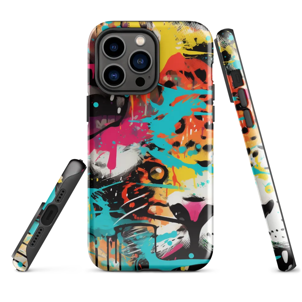 Fierce Fusion: Tiger and Lion in Graffiti