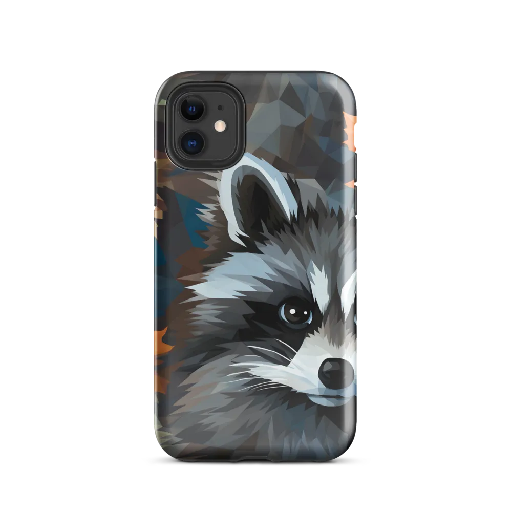 Whispers of Autumn: The Raccoon's Gaze