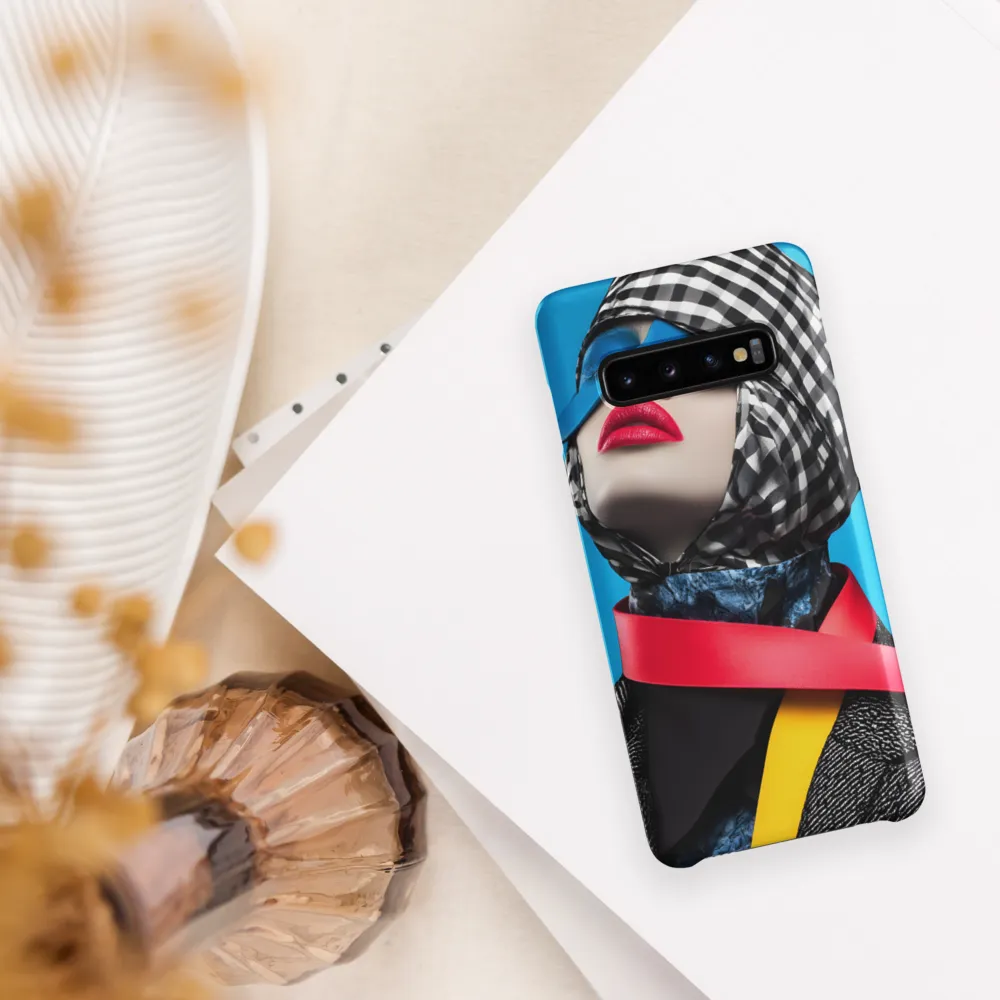 Striking Elegance in Modern Fashion | Phone Case |  S10 | Snap Case | Matte