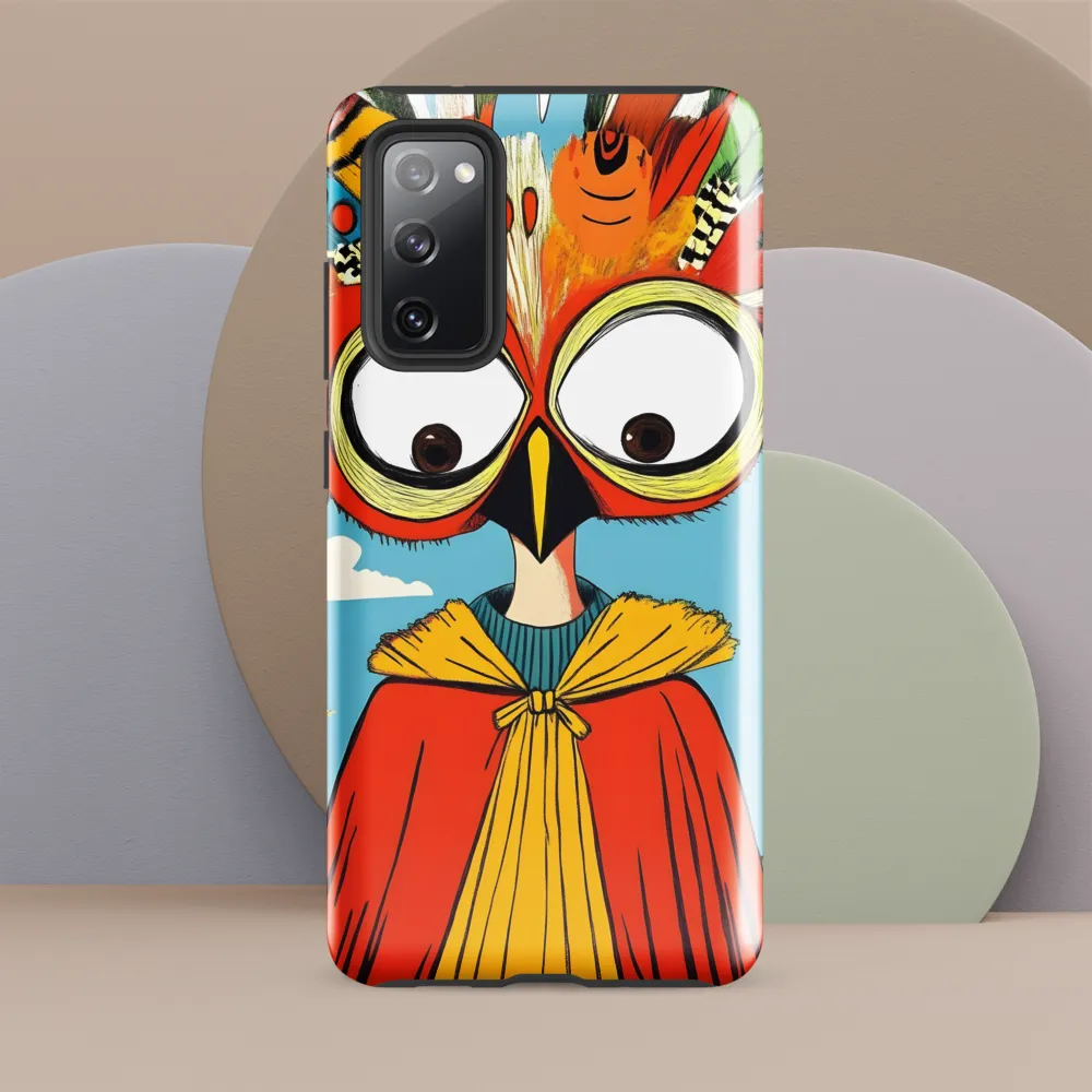 A Whimsical Encounter: The Owl-Human Fusion