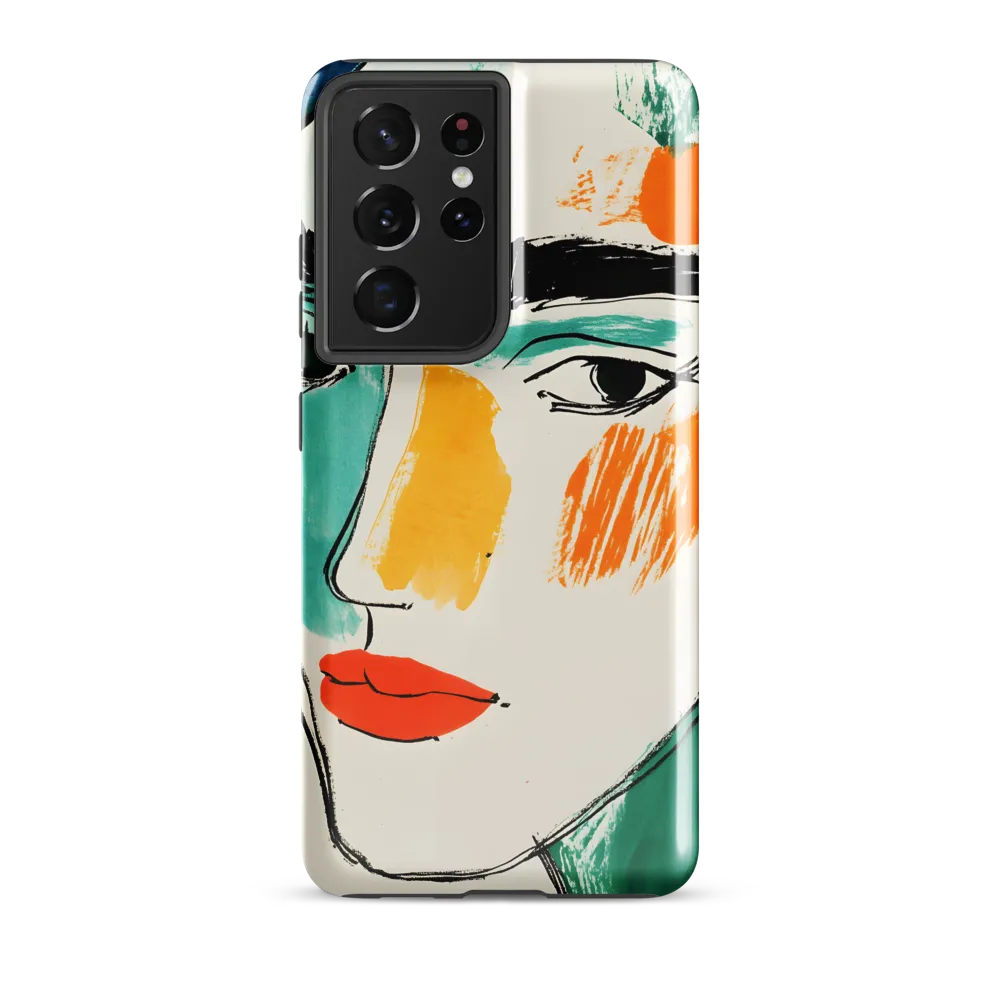 Teal & Orange Portrait — Fragmented Brushwork