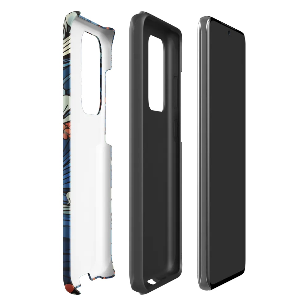 Nature's Elegance: An Oceanic Tapestry | Phone Case |  S20 Ultra | Tough Case | Matte