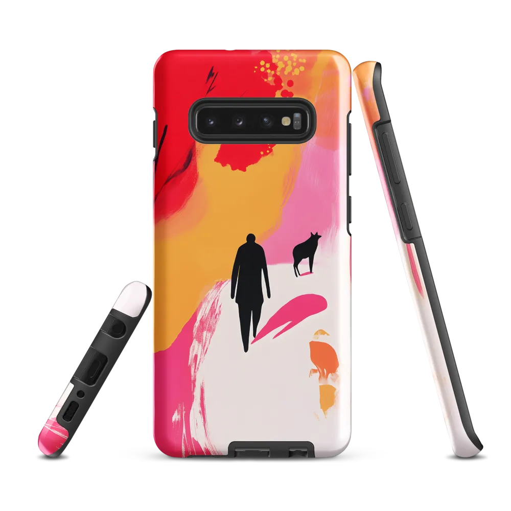 Journey Through Color: An Abstract Landscape | Phone Case |  S10 Plus | Tough Case | Glossy