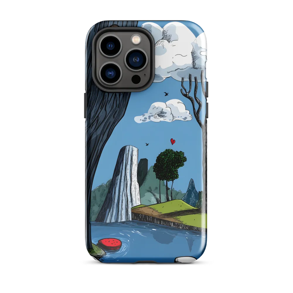 Whimsical Cliffside Reflections