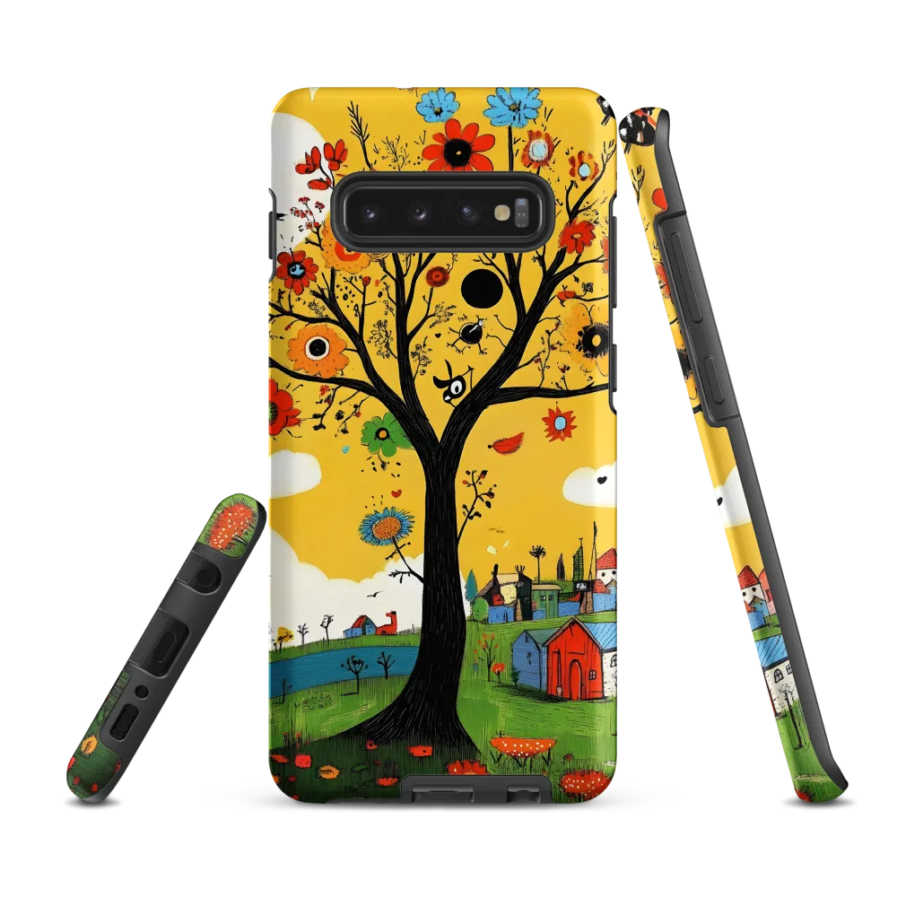 Whimsical Blooms of Life | Phone Case |  S10 Plus | Tough Case | Matte