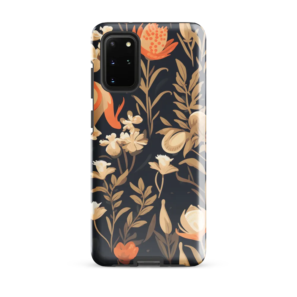 Floral Harmony: A Dance in the Dark