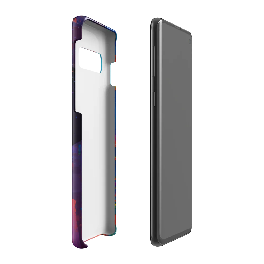 Serene Reflections in a Futuristic Dreamscape | Phone Case |  S10 Plus | Snap Case | Glossy