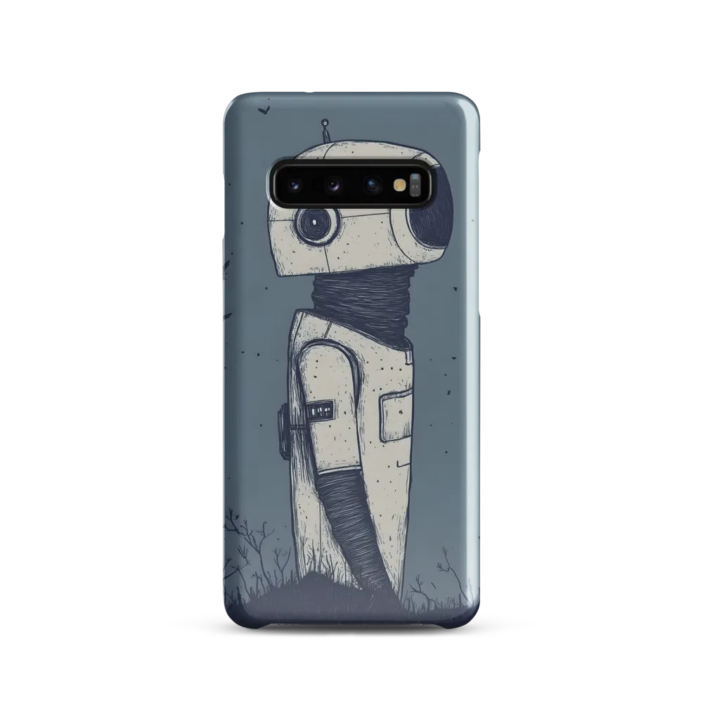 Contemplative Robot in a Barren Landscape