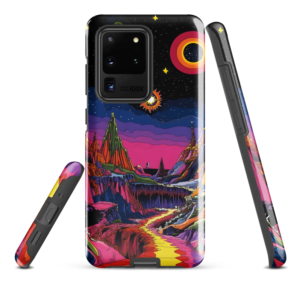 Galactic Wonders: A Journey Through an Alien Landscape