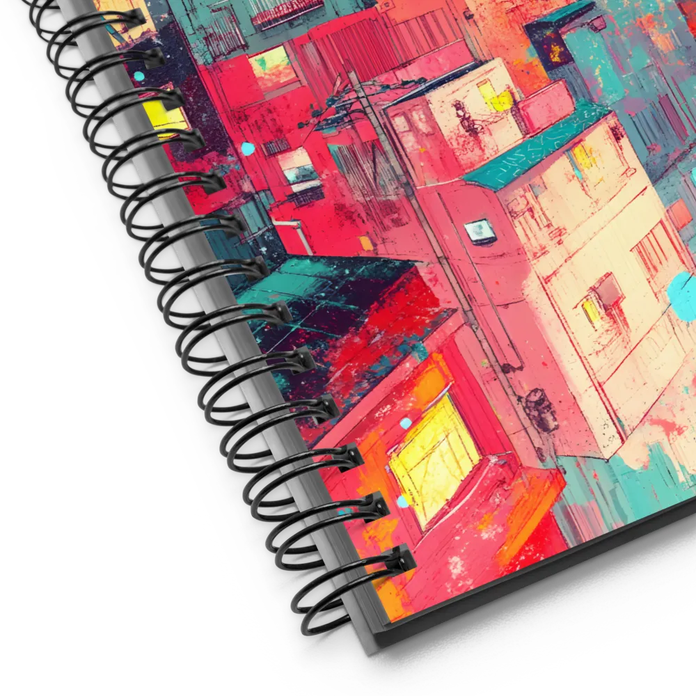 Urban Symphony of Color | Spiral Notebook