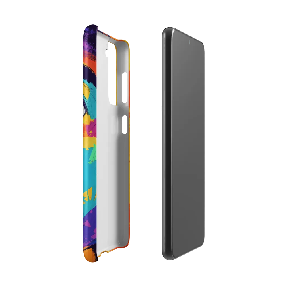 Whispers of Curiosity | Phone Case |  S21 | Snap Case | Matte