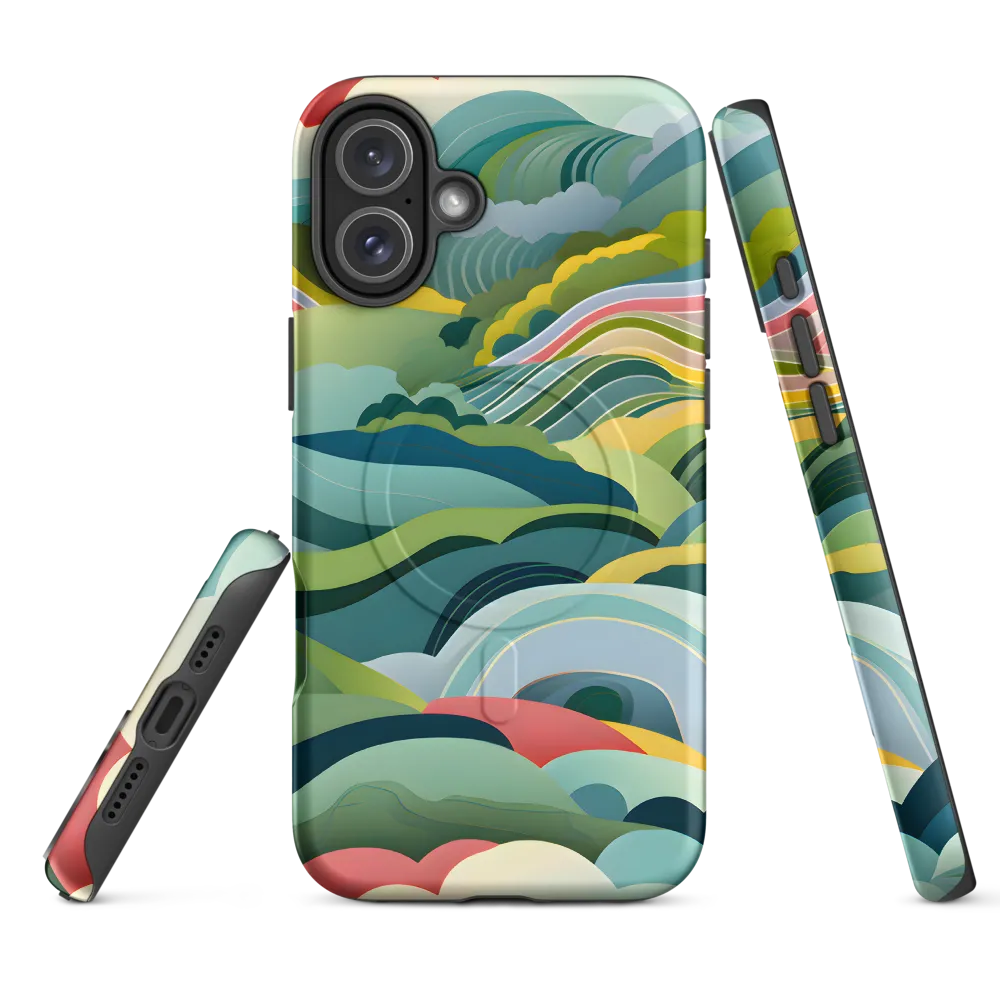 Waves of Serenity | Phone Case |  16 Plus | MagSafe® Tough Case | Matte