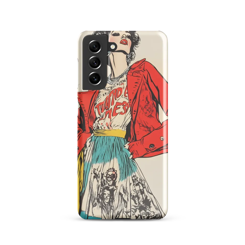 Vibrant Elegance: A Pop Art Fashion Statement