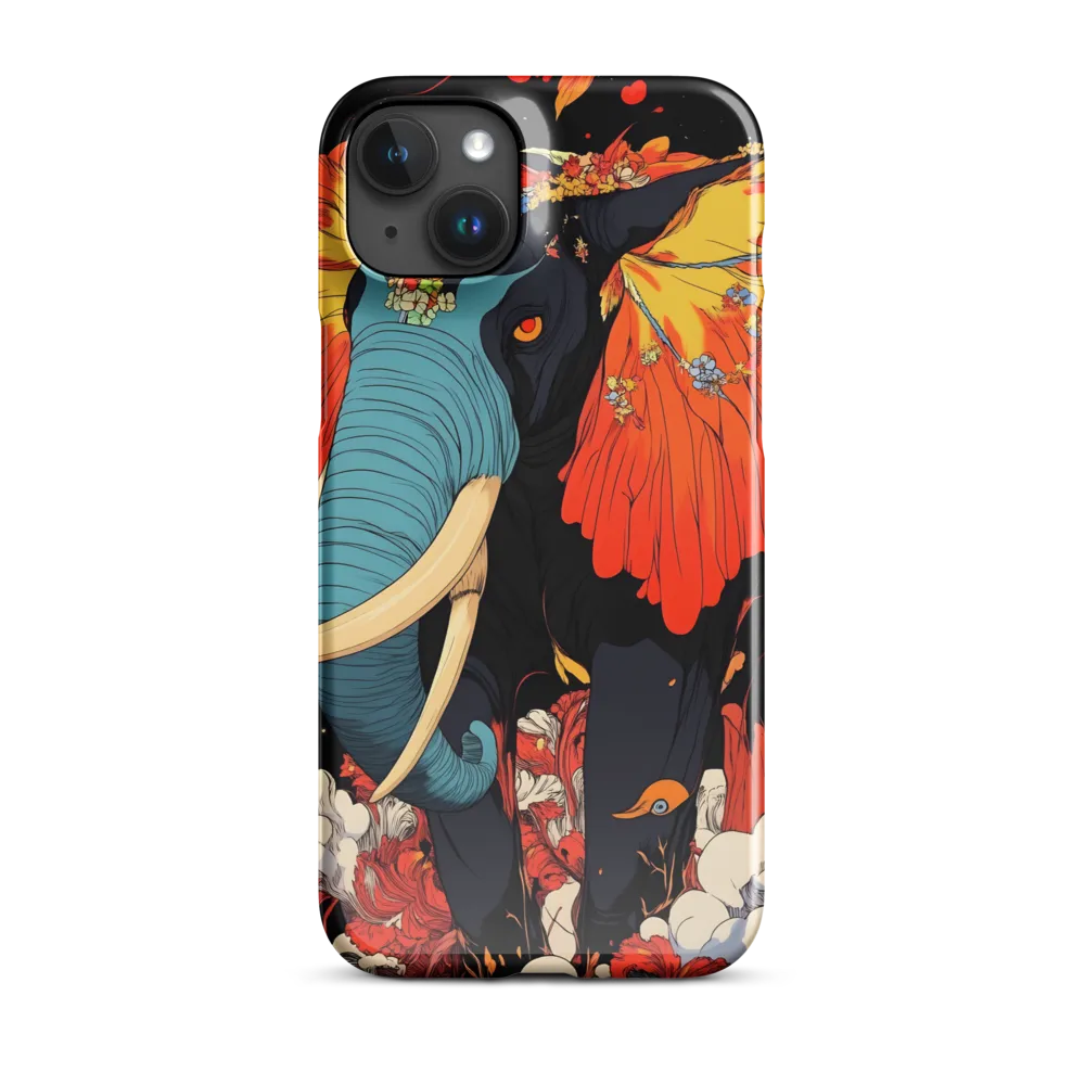 Majesty of the Floral Elephant | Phone Case |  15 Plus | Snap Case | Glossy