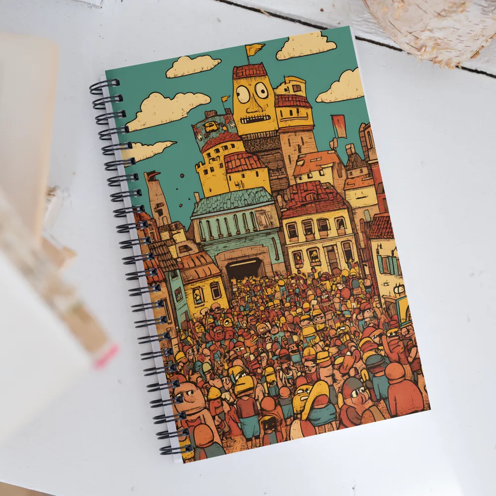 The Quirky City Gathering | Spiral Notebook