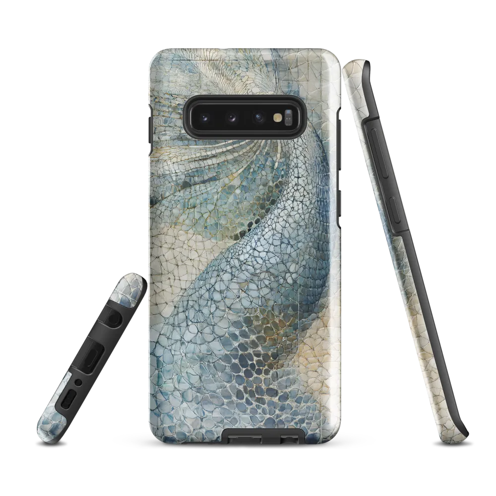 Fluid Geometry: A Dance of Patterns | Phone Case |  S10 Plus | Tough Case | Glossy