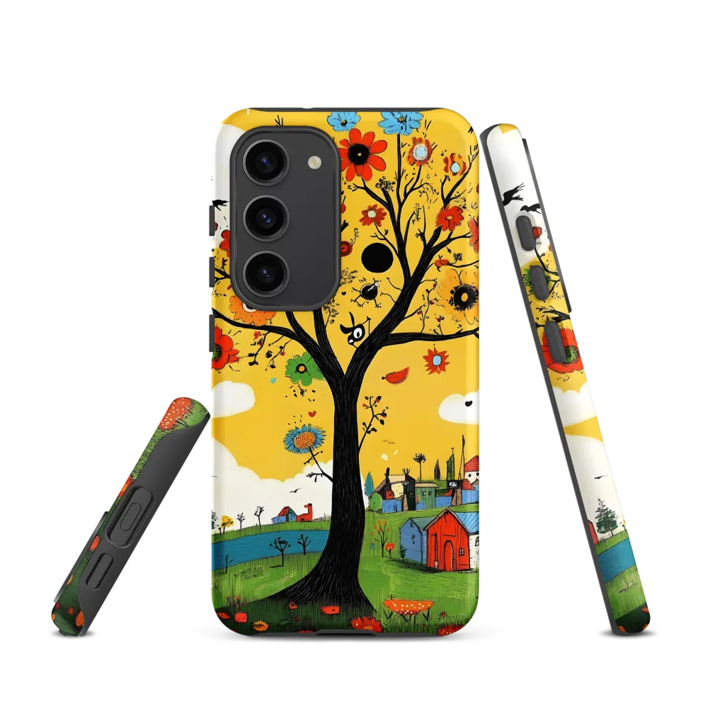 Whimsical Blooms of Life | Phone Case |  S23 | Tough Case | Matte