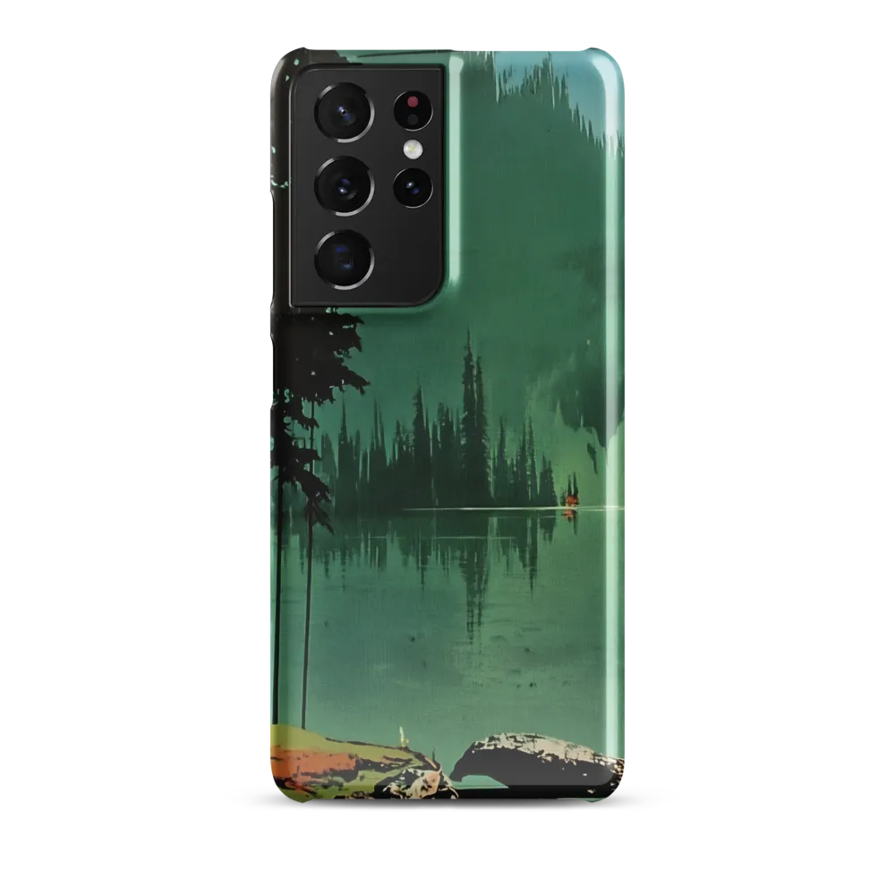 Serenity Reflected: A Tranquil Lake Scene