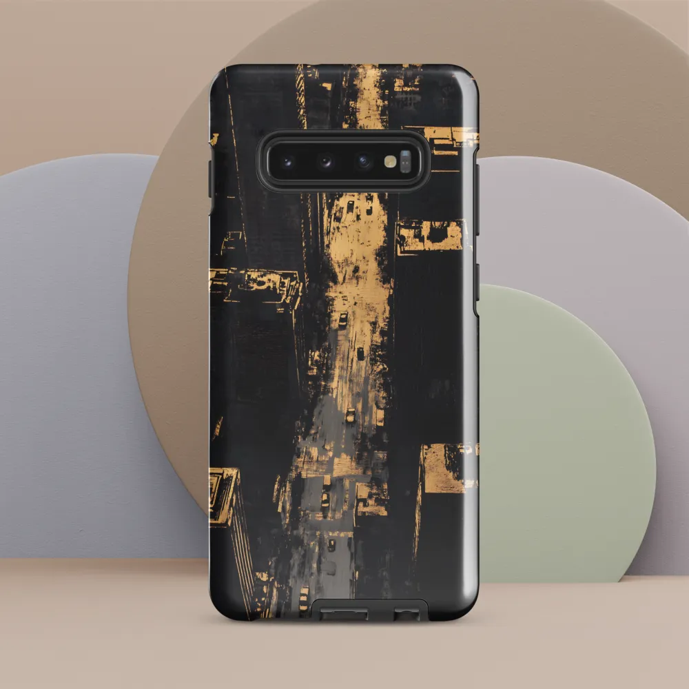 Golden Echoes of the Urban Landscape | Phone Case |  S10 Plus | Tough Case | Glossy