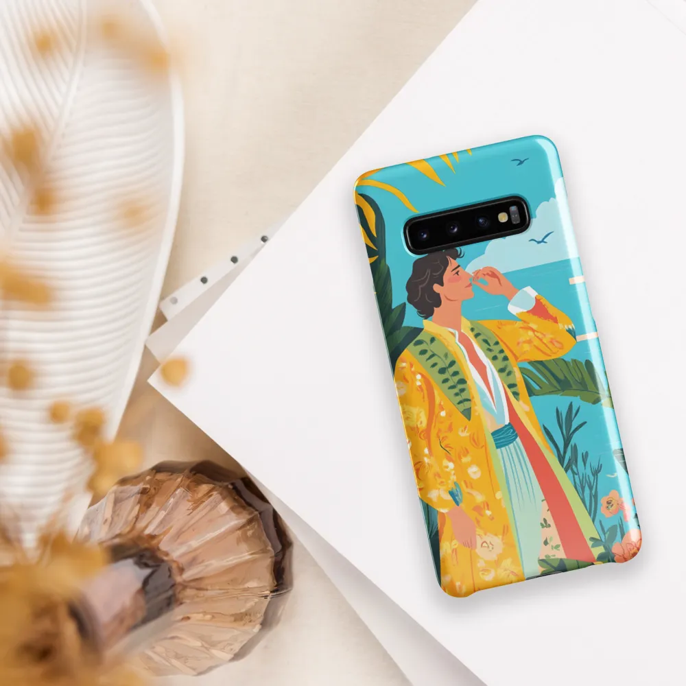 Tropical Serenity | Phone Case |  S10 Plus | Snap Case | Glossy