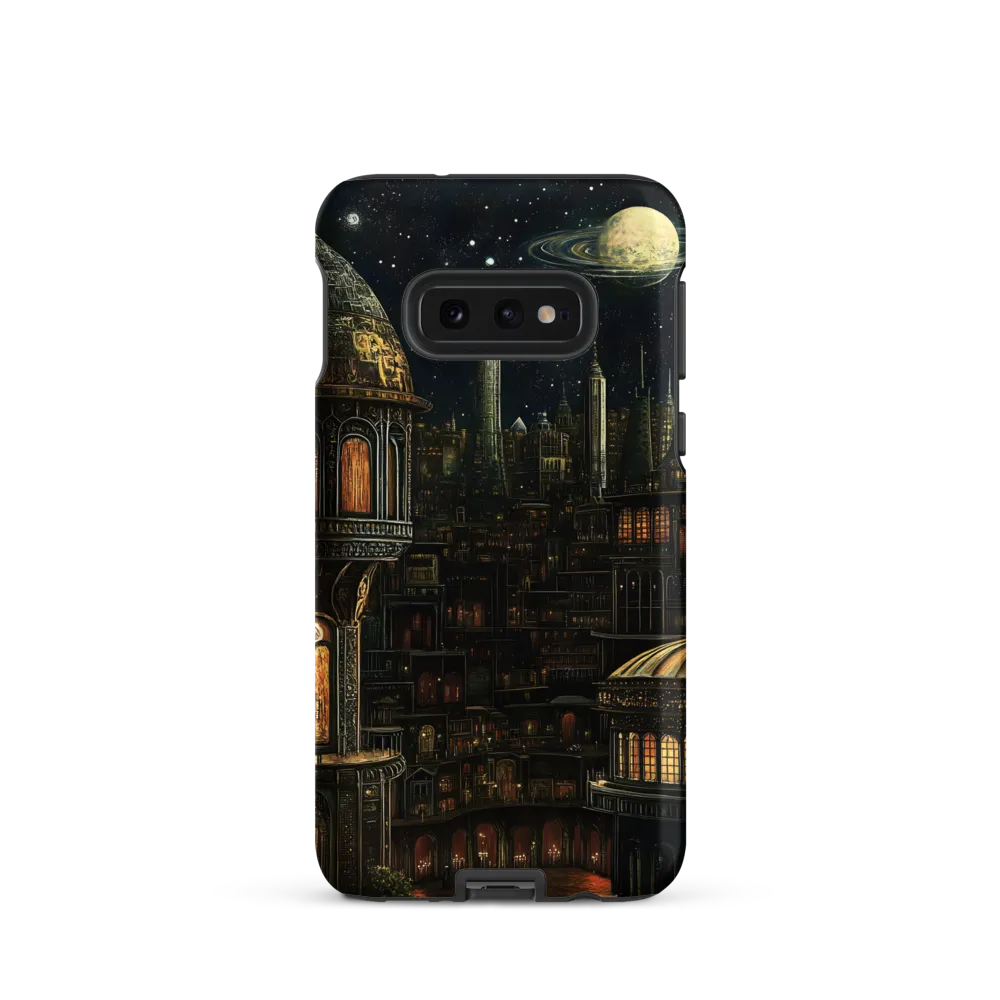 Celestial Enigma: A Surreal Cityscape